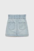 Дитяча джинсова спідниця Tom Tailor mini пряма колір блакитний