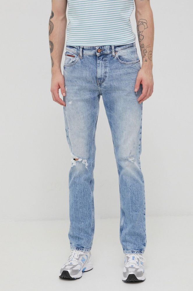 Джинси Tommy Jeans Ryan чоловічі колір блакитний (2139736)