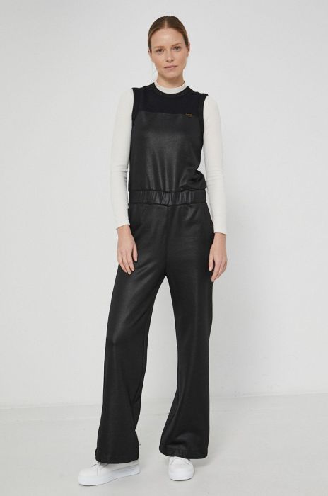 Комбінезон G-Star Raw колір чорний овальне декольте