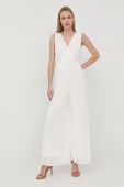 Комбінезон Morgan колір білий декольте трикутник (2342735)