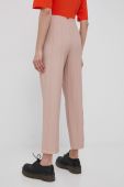 Штани Only жіночі колір рожевий пряме середня посадка