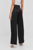 Штани Patrizia Pepe жіночі колір чорний широке висока посадка (1971014)