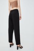 Штани Noisy May жіночі колір чорний пряме висока посадка