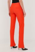 Штани Morgan жіночі колір помаранчевий фасон сигарети висока посадка (2437671)