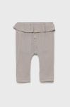 Дитячі бавовняні штани United Colors of Benetton колір сірий візерунок (2110524)