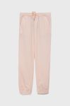 Дитячі штани Guess колір рожевий однотонні (2065655)