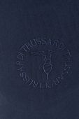 Бавовняні штани Trussardi чоловічі колір синій однотонні
