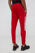 Штани для тренувань adidas Performance GJ9869 чоловічі колір червоний однотонні