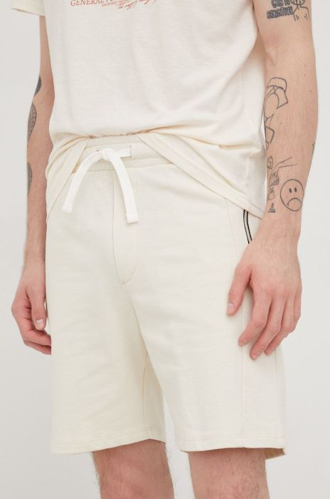 Бавовняні шорти Tom Tailor чоловічі колір бежевий
