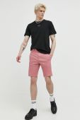 Шорти HUGO чоловічі колір рожевий (3102140)