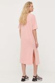Сукня Armani Exchange колір рожевий maxi oversize