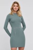 Сукня Guess колір зелений mini облягаюча (1928427)