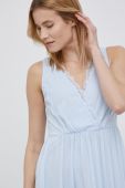 Сукня Vila maxi розкльошена колір блакитний