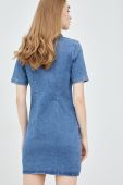 Джинсова сукня JDY mini пряма колір блакитний
