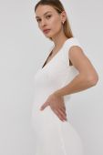 Сукня Guess колір білий midi облягаюча