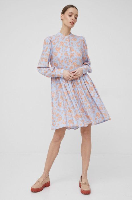 Сукня Y.A.S mini розкльошена колір блакитний