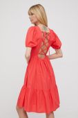 Бавовняна сукня Y.A.S колір червоний mini розкльошена