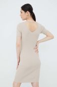 Сукня JDY колір бежевий mini облягаюча (2353295)