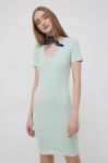 Сукня JDY колір зелений mini облягаюча (2199967)