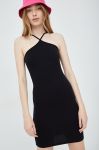 Сукня Noisy May колір чорний mini облягаюча (2356594)