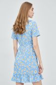 Сукня Noisy May mini розкльошена колір блакитний