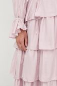Сукня Miss Sixty колір рожевий midi розкльошена