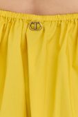 Сукня Twinset колір жовтий mini розкльошена