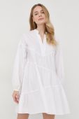 Сукня Twinset колір білий mini розкльошена