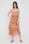 Сукня Femi Stories колір помаранчевий midi пряма