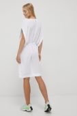 Сукня Deha колір білий mini пряма