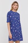 Сукня Love Moschino колір синій mini oversize