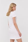Бавовняна сукня Love Moschino колір білий mini пряма (2298631)