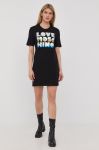 Сукня Love Moschino колір чорний mini пряма (2289852)
