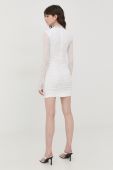 Сукня Pinko колір білий mini облягаюча
