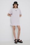 Бавовняна сукня Vans колір фіолетовий mini oversize