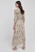 Сукня Morgan колір бежевий maxi розкльошена (2047628)