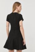 Сукня Morgan колір чорний mini розкльошена (2323888)