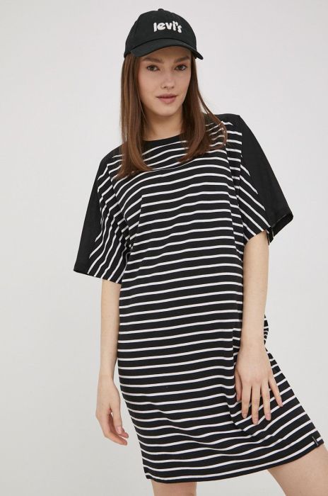 Сукня Superdry колір чорний mini oversize