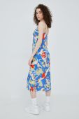Сукня Superdry midi пряма колір блакитний