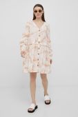 Сукня Roxy колір бежевий mini розкльошена