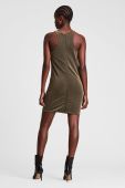 Сукня AllSaints колір золотий mini облягаюча