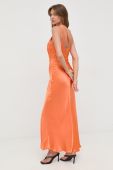 Сукня Bardot колір помаранчевий maxi пряма