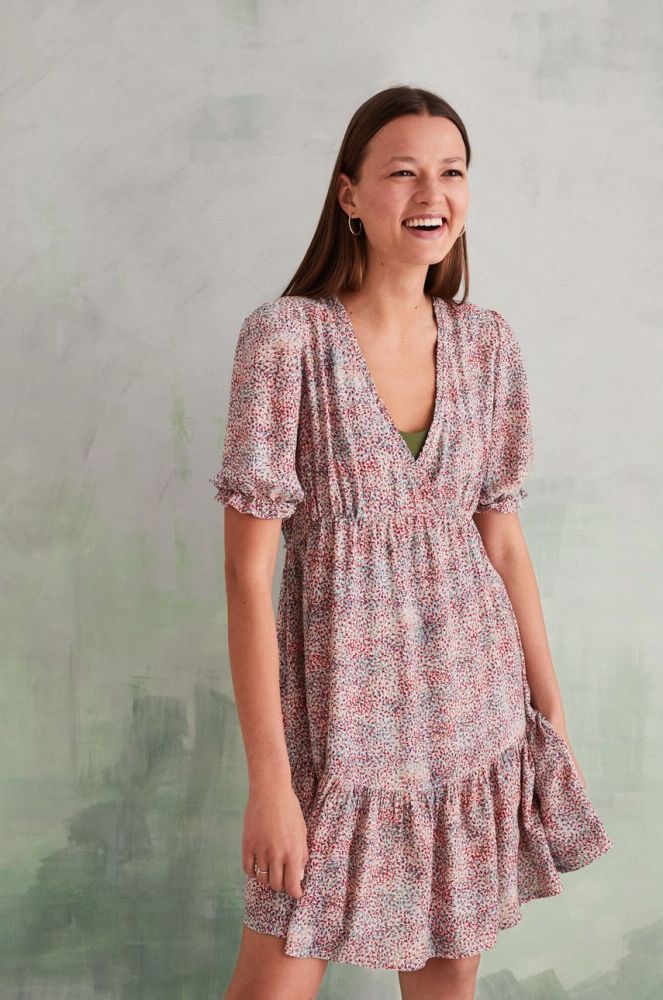 Сукня women'secret mini розкльошена колір барвистий