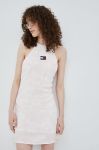 Сукня Tommy Jeans колір рожевий mini розкльошена (2417226)