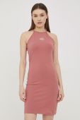 Сукня Dickies колір рожевий mini облягаюча