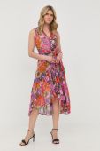 Сукня Morgan midi розкльошена колір барвистий (2429278)