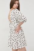 Сукня For Love & Lemons колір білий mini розкльошена (2445949)