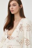 Сукня For Love & Lemons колір бежевий mini облягаюча