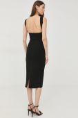 Сукня Victoria Beckham колір чорний mini облягаюча