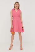 Сукня Morgan колір рожевий mini розкльошена (2437334)